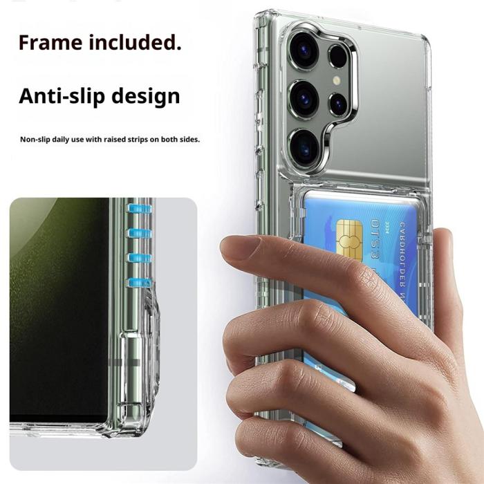 Bild 6, Samsung Galaxy S26 Ultra Skal Kickstand Med Kortfack Transparent