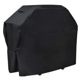 Grillöverdrag 420D Vattentätt 100x60x150 cm Svart