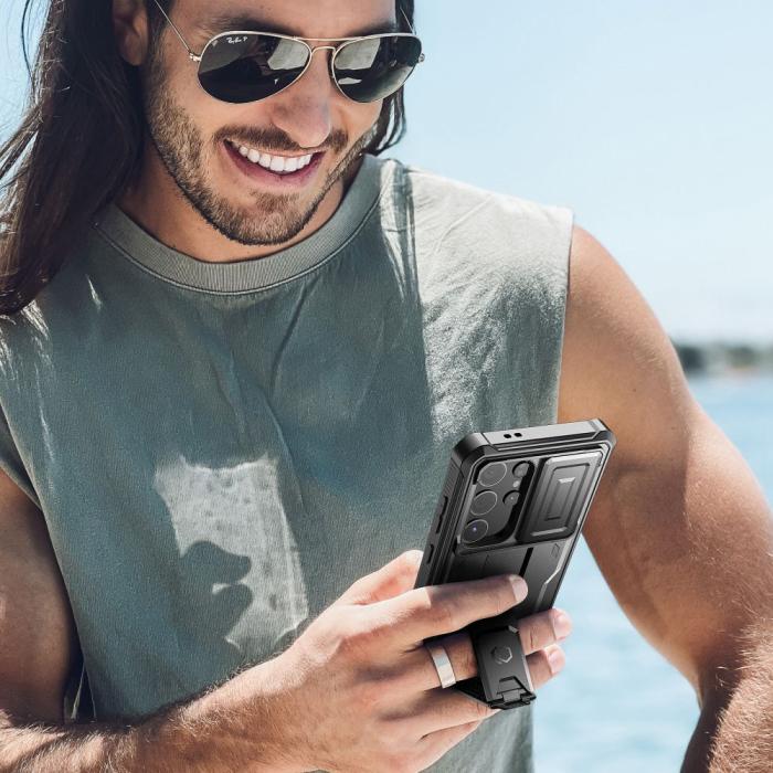 Bild 4, Tech-Protect Galaxy S24 Ultra Skal Kevlar Pro Cam Svart