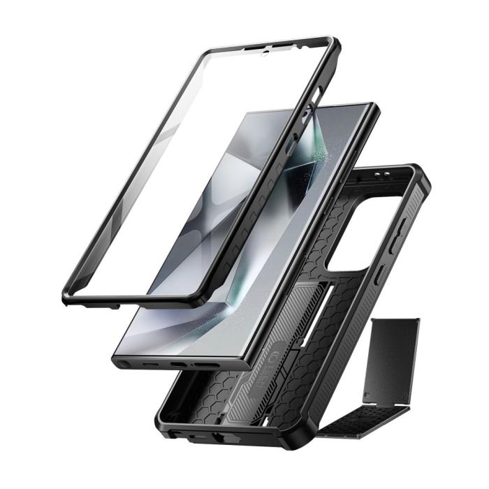 Bild 5, Tech-Protect Galaxy S24 Ultra Skal Kevlar Pro Cam Svart