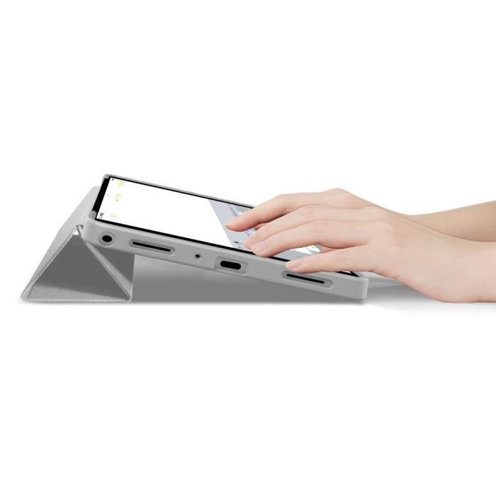 Bild 6, Tech-Protect Galaxy Tab A11 Plus/A9 Plus Fodral SmartCase Grå