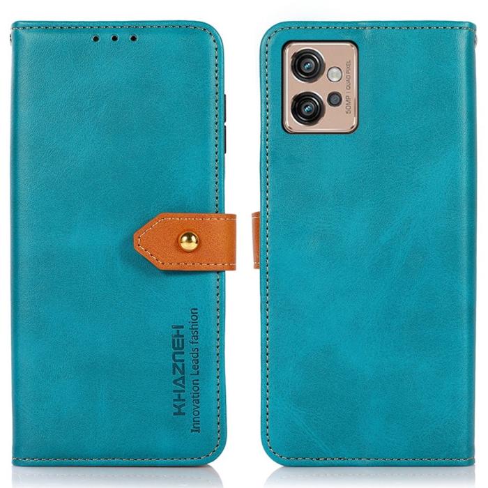 Bild 1, KHAZNEH Motorola Moto G32 Fodral Dual Color Blå