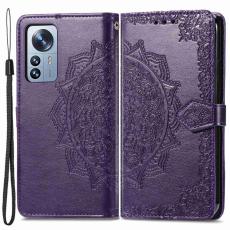 Xiaomi 12T / 12T Pro Fodral Mandala Läder Lila