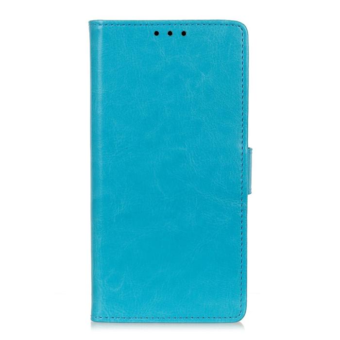 Bild 2, Samsung Galaxy A02s - Crazy Horse Fodral - Blå