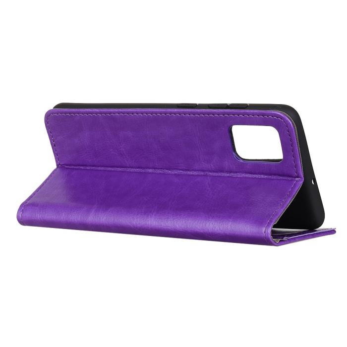 Bild 4, Samsung Galaxy A02s - Crazy Horse Fodral - Lila