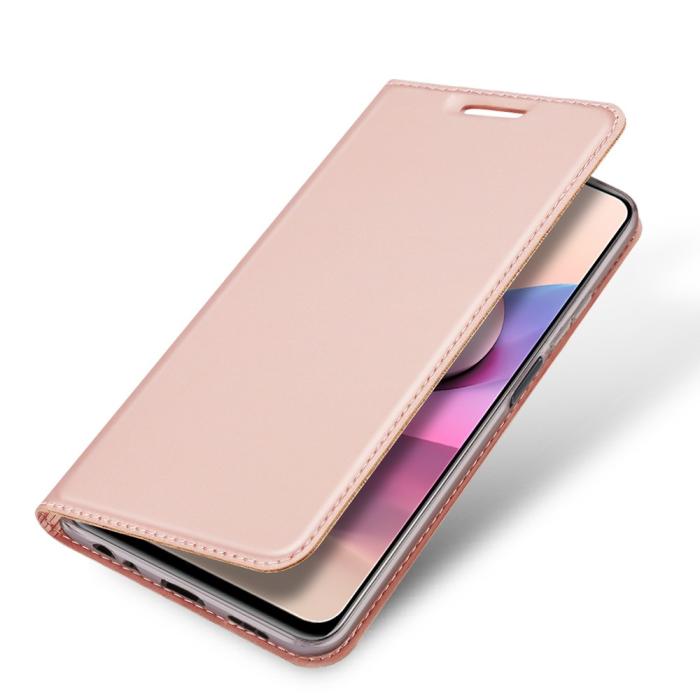 Bild 4, Xiaomi Redmi Note 10S - DUX DUCIS Skin Pro Fodral - Roséguld
