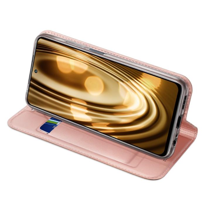 Bild 5, Xiaomi Redmi Note 10S - DUX DUCIS Skin Pro Fodral - Roséguld