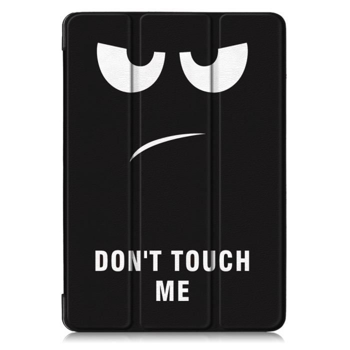 Bild 2, iPad 10.2 2019/2020/2021 Fodral Tri-Fold Dont Touch Me