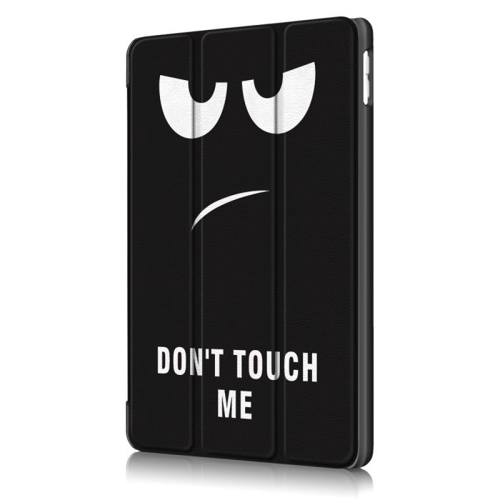 Bild 4, iPad 10.2 2019/2020/2021 Fodral Tri-Fold Dont Touch Me