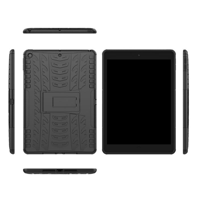 Bild 2, iPad 10.2 2019/2020/2021 Skal Rugged Kickstand Armor Svart