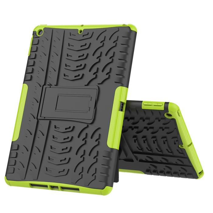 Bild 3, iPad 10.2 2019/2020/2021 Skal Rugged Kickstand Armor Grön