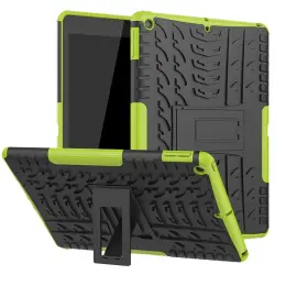 iPad 10.2 2019/2020/2021 Skal Rugged Kickstand Armor Grön