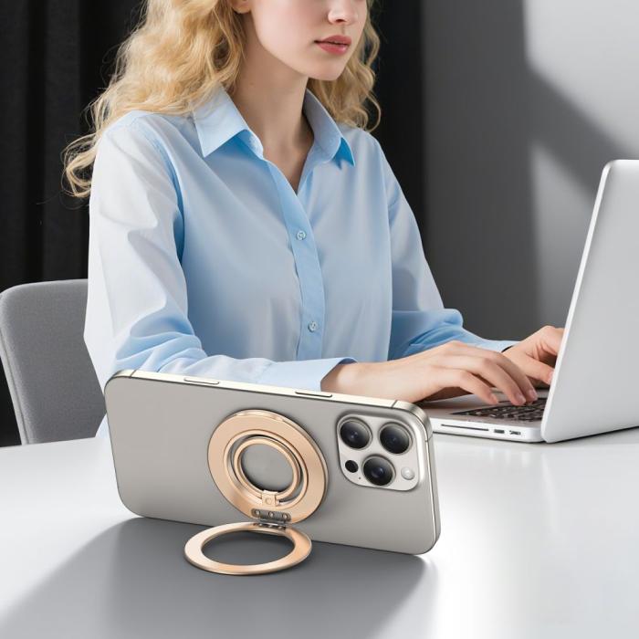 Bild 3, Tech-Protect Magnetisk MagSafe Ringhållare Satin Guld