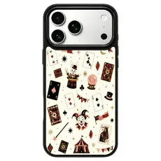 iPhone 18 Pro / 17 Pro Skal MagSafe UV-M&ouml;nster Poker