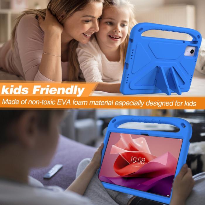 Bild 5, Lenovo Tab M11 Kickstand Skal EVA För Barn Blå