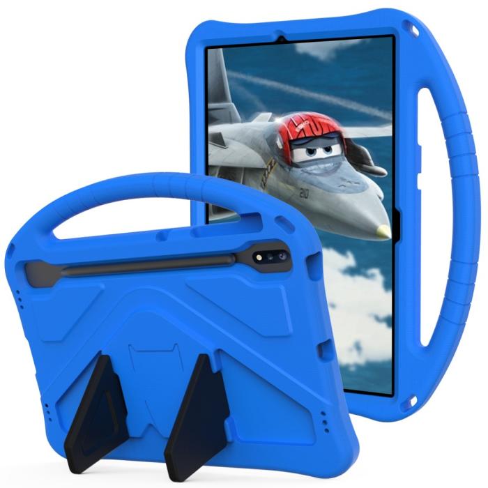 Bild 5, Samsung Galaxy Tab S7 FE/S7 Plus/S8 Plus Fodral Skal EVA Blå