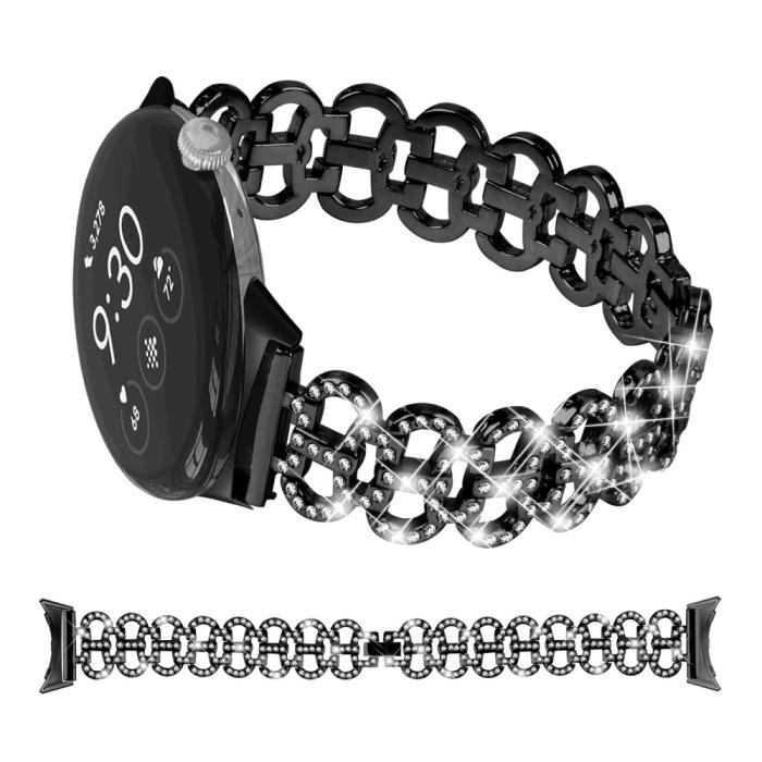 Bild 3, Google Pixel Watch / Watch 2 Kalebassformat Dekor Armband