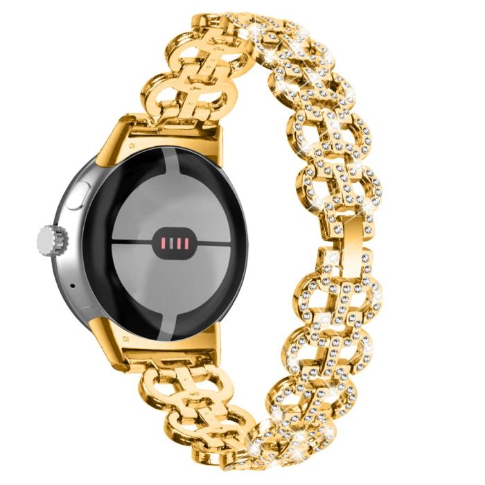 Bild 1, Google Pixel Watch / Watch 2 Kalebassformat Dekor Armband