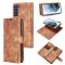 DG.MING Samsung Galaxy S21 FE 2in1 Magnet Fodral / Skal Brun