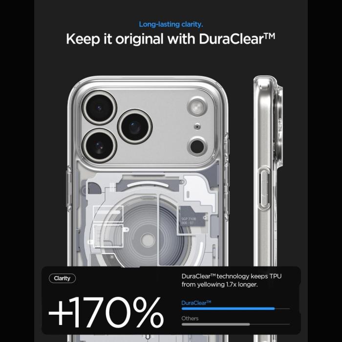 Bild 6, Spigen iPhone 18 Pro / 17 Pro Skal MagSafe Ultra Hybrid Zero