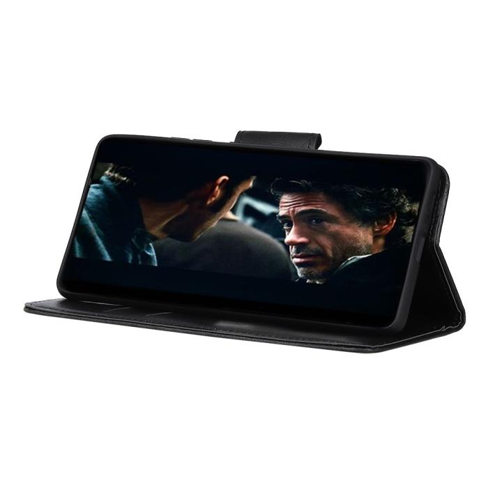 Bild 5, Xiaomi Redmi 9C Fodral Crazy Horse Läder Svart