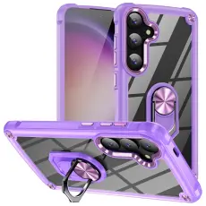 Samsung Galaxy S26 Skal Shockproof Ring Hybrid Lila