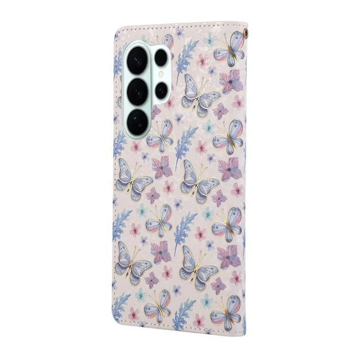 Bild 6, Samsung Galaxy S26 Ultra Fodral RFID Läder Fjärilar / Blommor