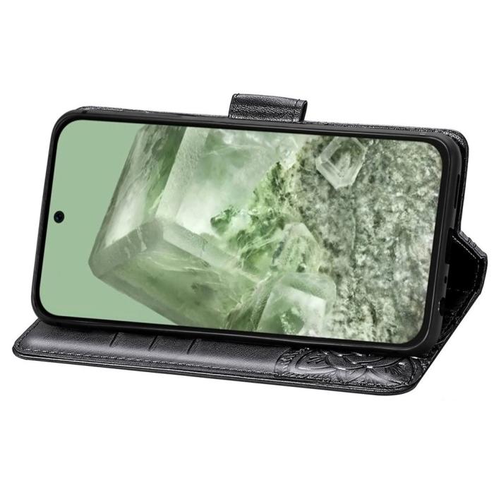 Bild 3, Google Pixel 8A Fodral Butterfly Svart