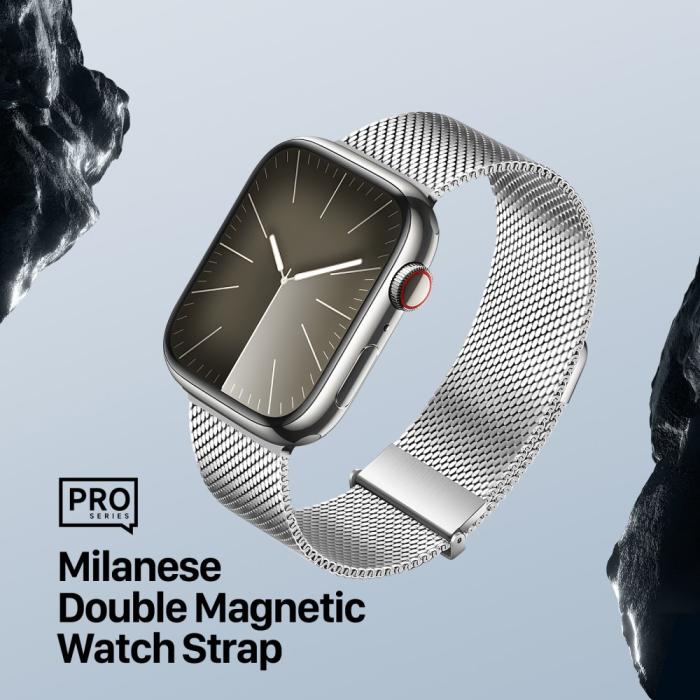 Bild 2, DUX DUCIS Apple Watch 42/44/45/49 mm Armband Milanese Pro