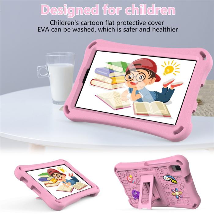 Bild 3, Galaxy Tab A11 / A9 / A7 Lite / A 8.0 Skal EVA Kickstand Rosa