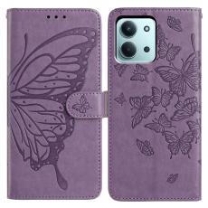Xiaomi Redmi 15C Fodral Fj&auml;ril Tryck Lila
