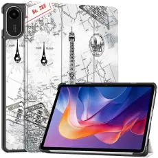 Xiaomi Redmi Pad 2 Fodral Tri-Fold Eiffeltornet