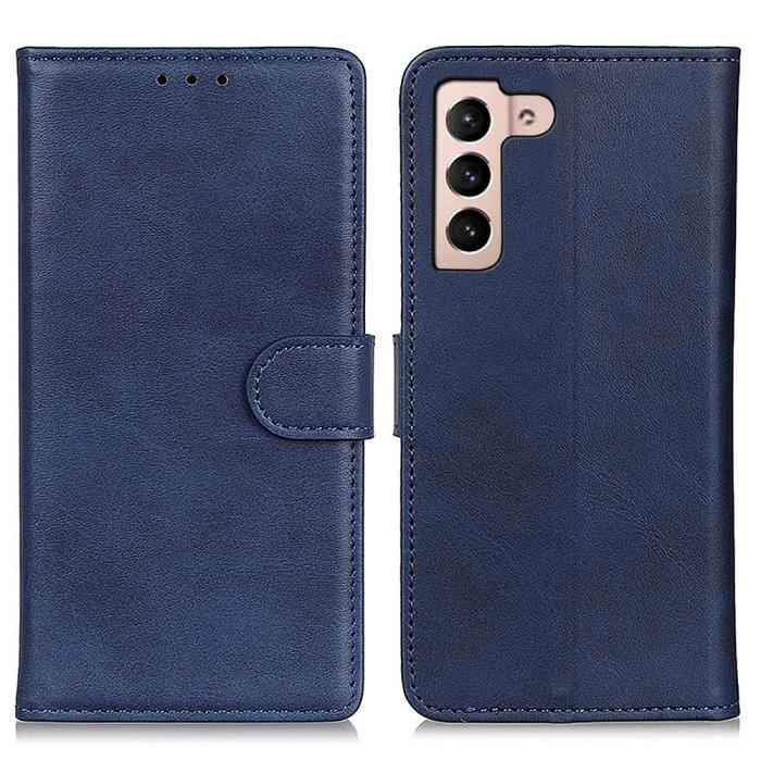 Bild 1, Samsung Galaxy S22 Plus Fodral Solid Läder Blå