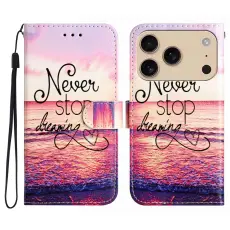 iPhone 17 Pro Max Fodral Med Tryck Never Stop Dreaming