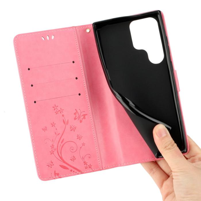 Bild 3, Samsung Galaxy S23 Ultra Fodral Med Tryck Rosa