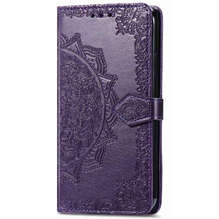 Bild 6, Xiaomi 12T / 12T Pro Fodral Mandala Läder Lila