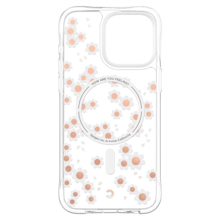 Bild 3, Spigen Cyrill iPhone 15 Pro Skal MagSafe Cecile White Daisy