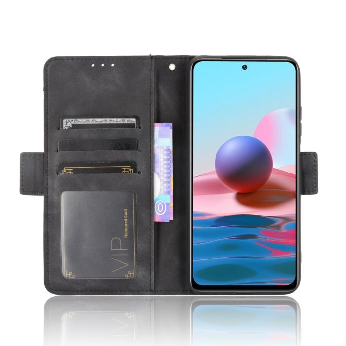 Bild 4, Xiaomi Redmi Note 10S - Fodral Med Avtagbart Kortfodral - Svart