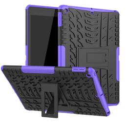 iPad 10.2 2019/2020/2021 Skal Rugged Kickstand Armor Lila