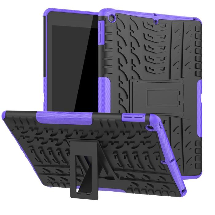Bild 1, iPad 10.2 2019/2020/2021 Skal Rugged Kickstand Armor Lila