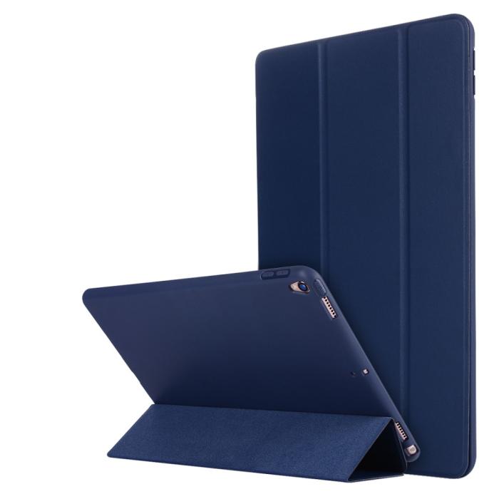 Bild 1, iPad Air 10.5 (2019) / Pro 10.5 (2017) - Tri-Fold Fodral - Mörk Blå