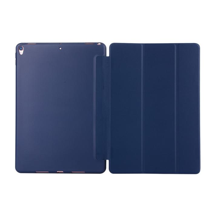 Bild 4, iPad Air 10.5 (2019) / Pro 10.5 (2017) - Tri-Fold Fodral - Mörk Blå