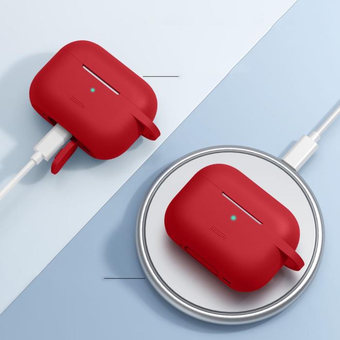 Bild 3, ESR Apple AirPods Pro 1/2 Skal Bounce Röd