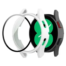 Galaxy Watch FE/4 40 mm Skal Med Skärmskydd Vit