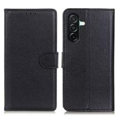 Samsung Galaxy A27 5G Fodral PU L&auml;der Svart