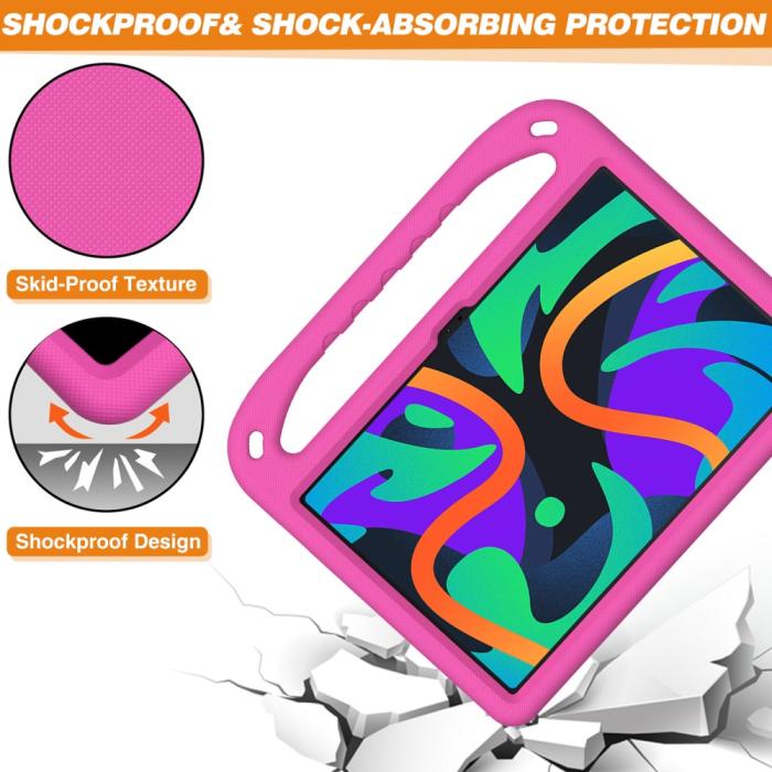 Bild 4, Lenovo Tab M11 Kickstand Skal EVA För Barn Rosa