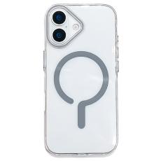 iPhone 17 Skal MagSafe Transparent / Gr&aring;