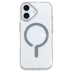 iPhone 17 Skal MagSafe Transparent / Gr&aring;