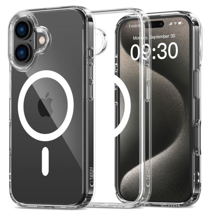 Bild 1, Tech-Protect iPhone 16 Plus Skal MagSafe FlexAir Hybrid