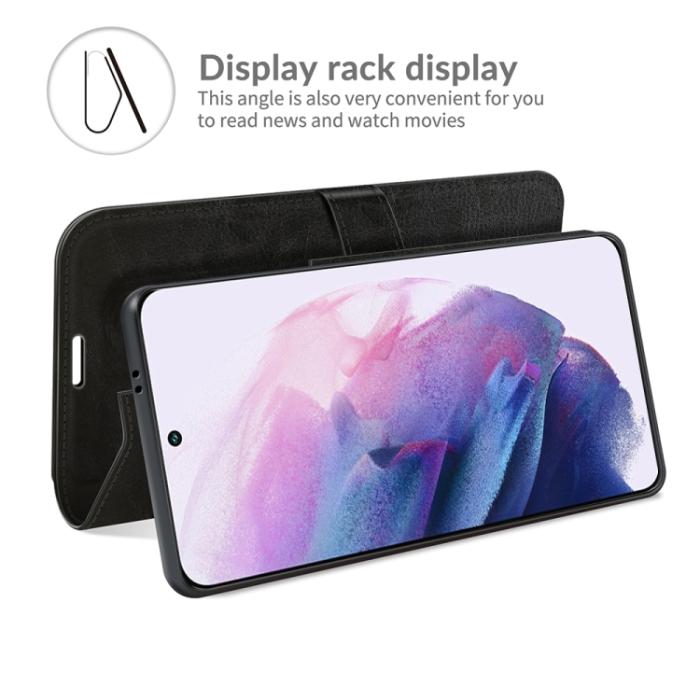 Bild 5, Samsung Galaxy S22 Fodral Läder Svart
